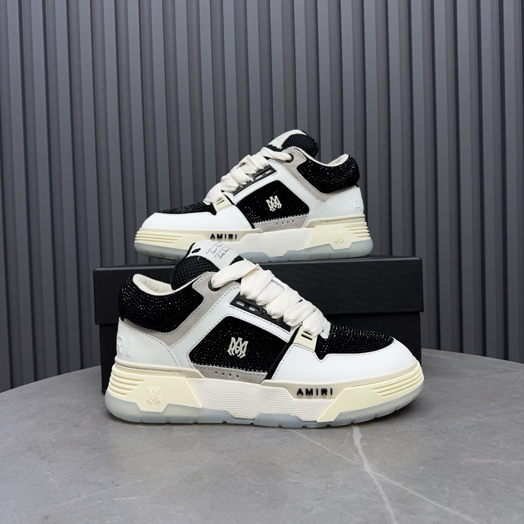 AMIRI Low-Top Sneakers Black/White