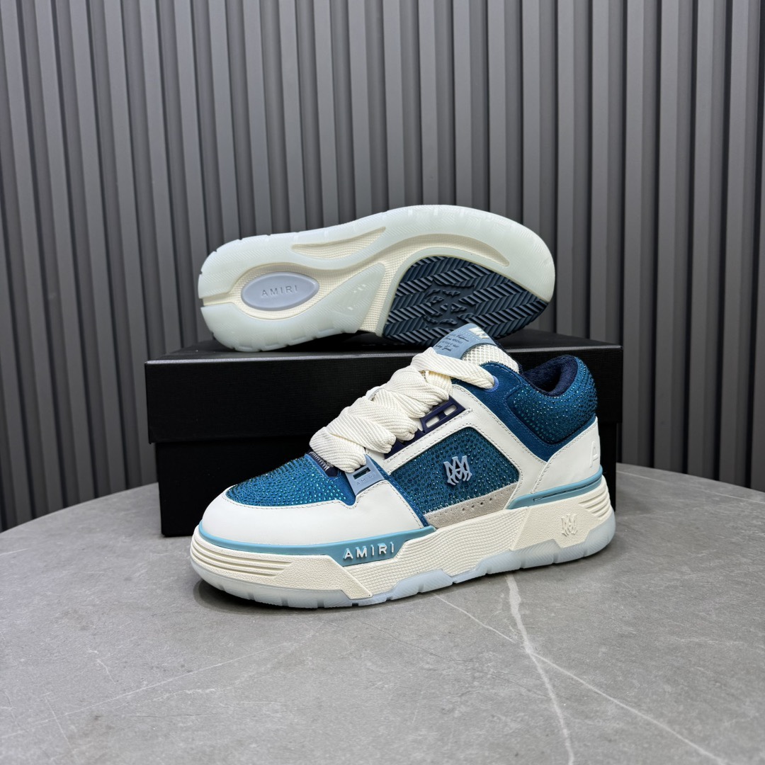 AMIRI Skel Top Low Sneakers Blue