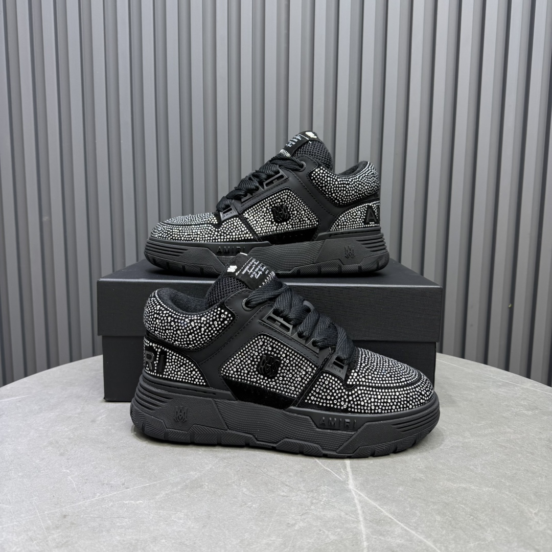 AMIRI Crystal Low Sneakers Black