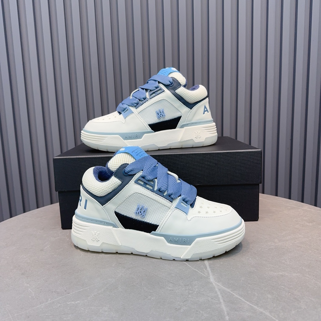 AMIRI Low-Top Sneakers Blue/White