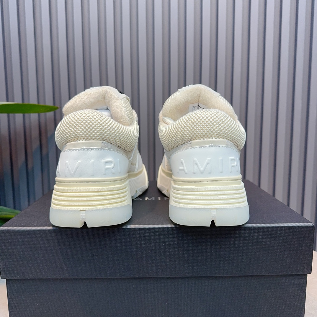 AMIRI Low-Top Sneakers Cream White
