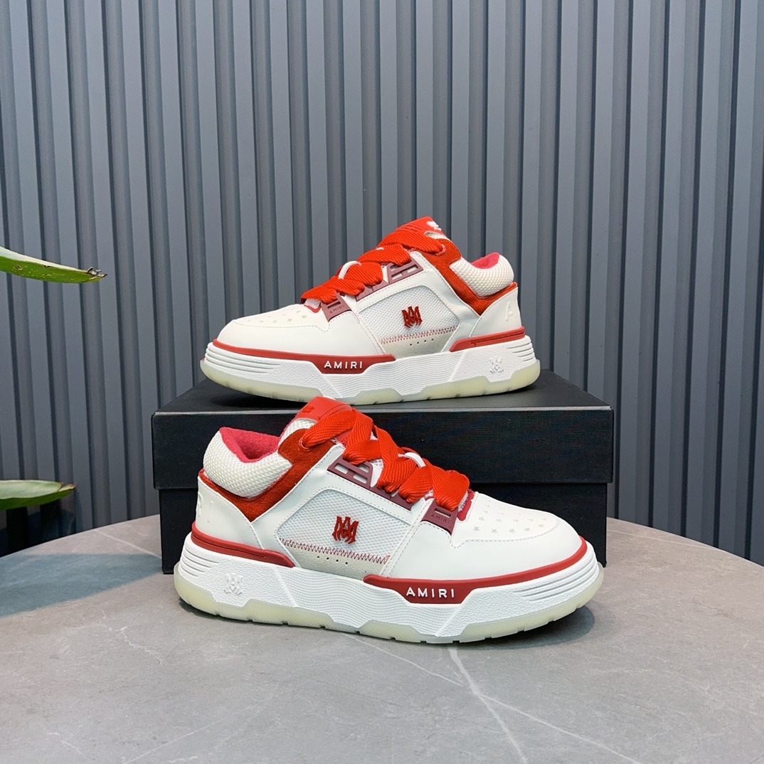 AMIRI Low-Top Sneaker Red/White