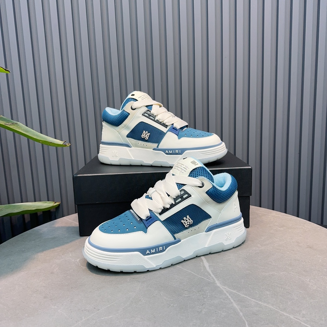 AMIRI Low-Top Sneakers Blue White