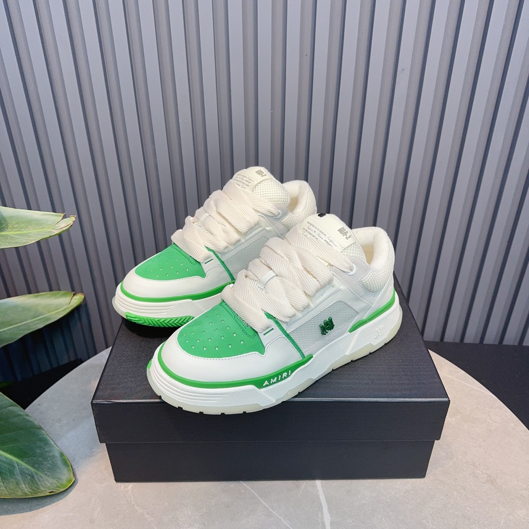 AMIRI Low-Top Sneakers White/Green