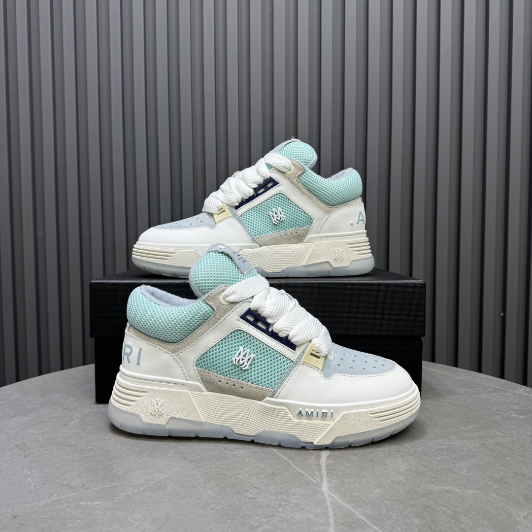 AMIRI Low-Top Sneakers White/Blue