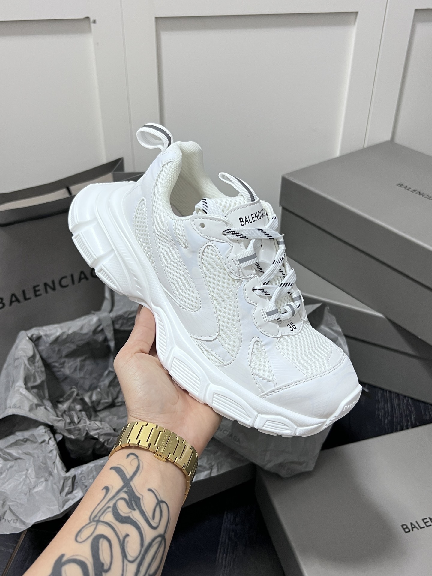 Balenciaga Chunky Sneakers White