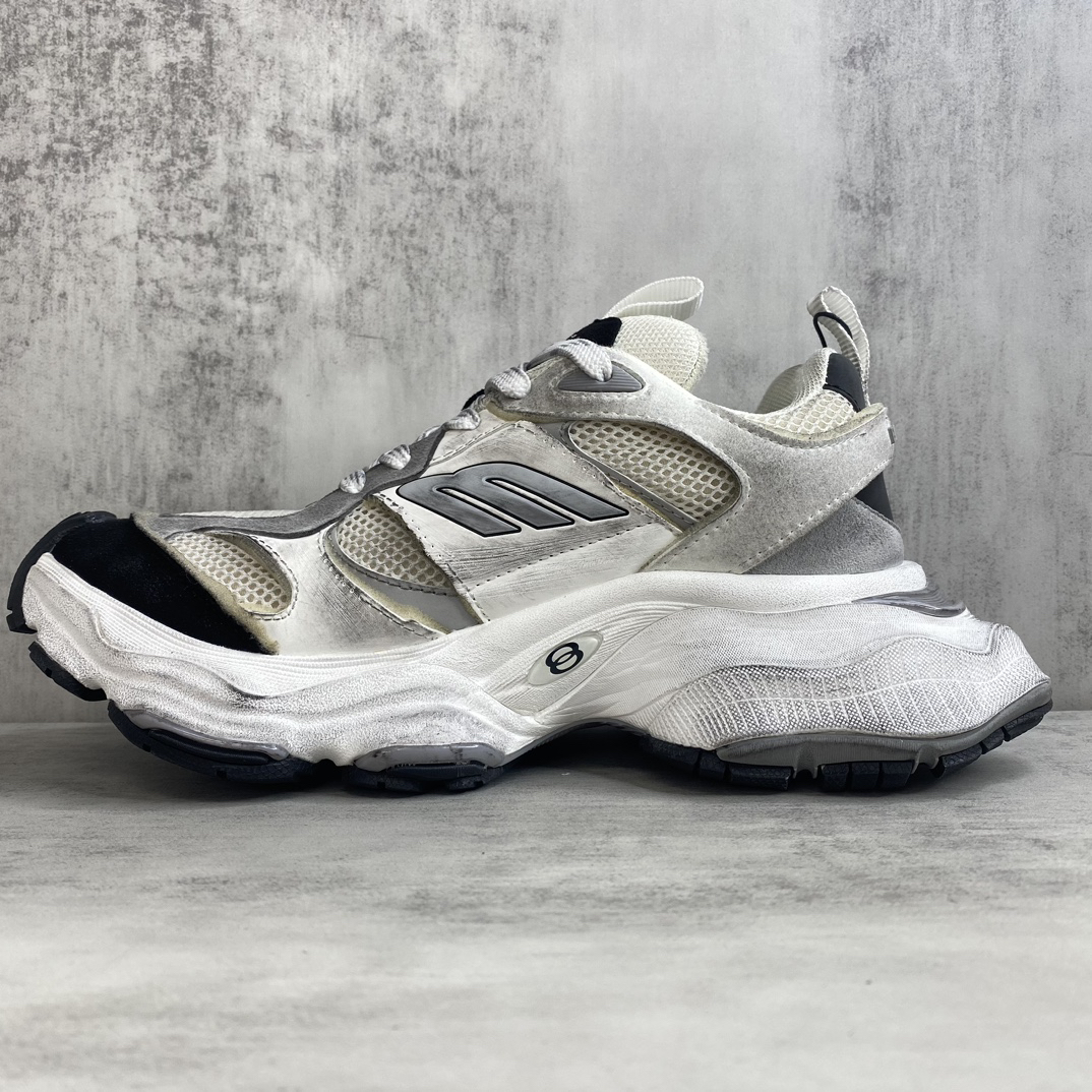 Balenciaga Cargo Runner Sneakers White
