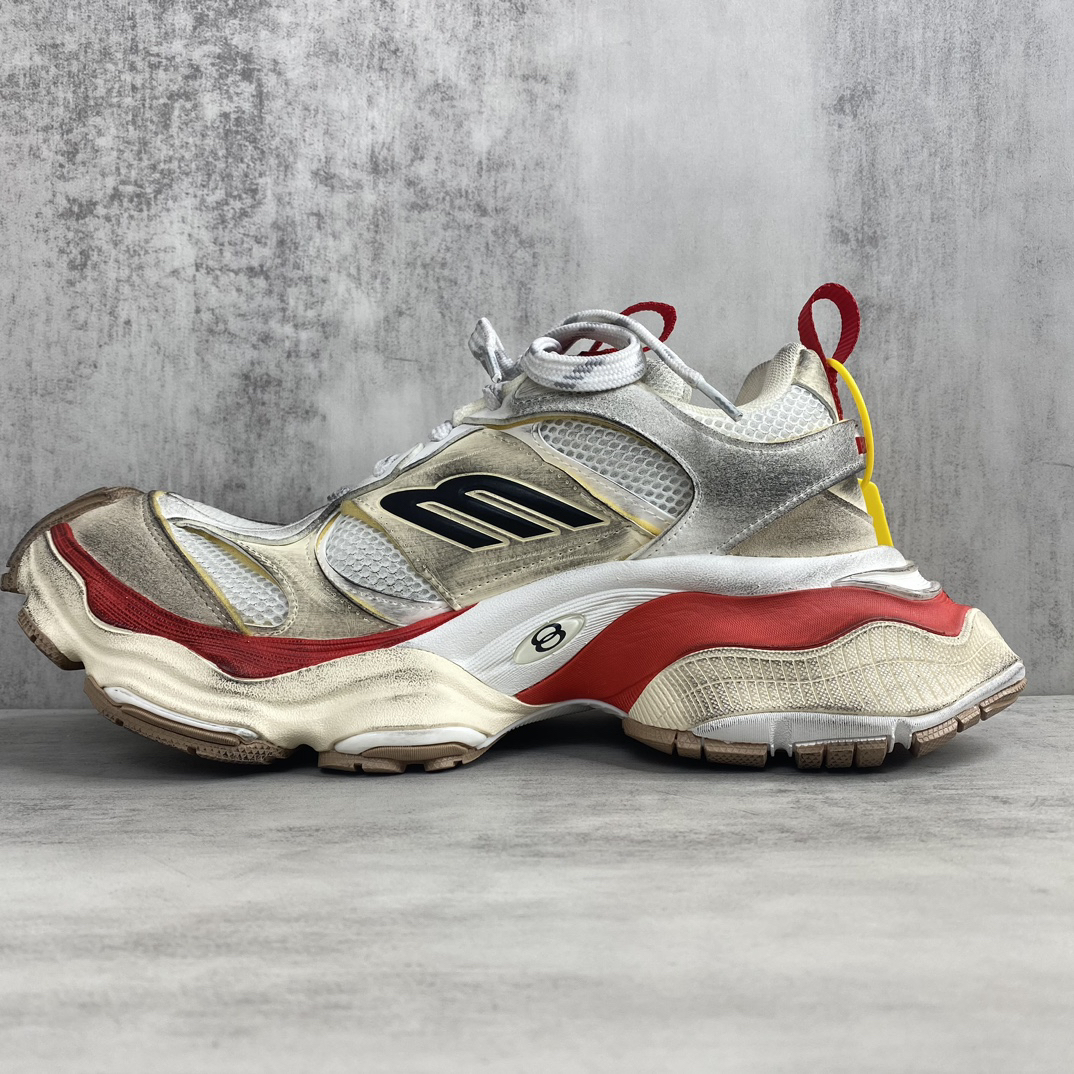 Balenciaga Cargo Sneaker White Red