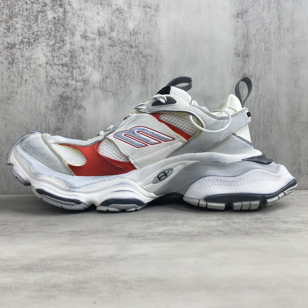 Balenciaga Cargo Sneaker White Red
