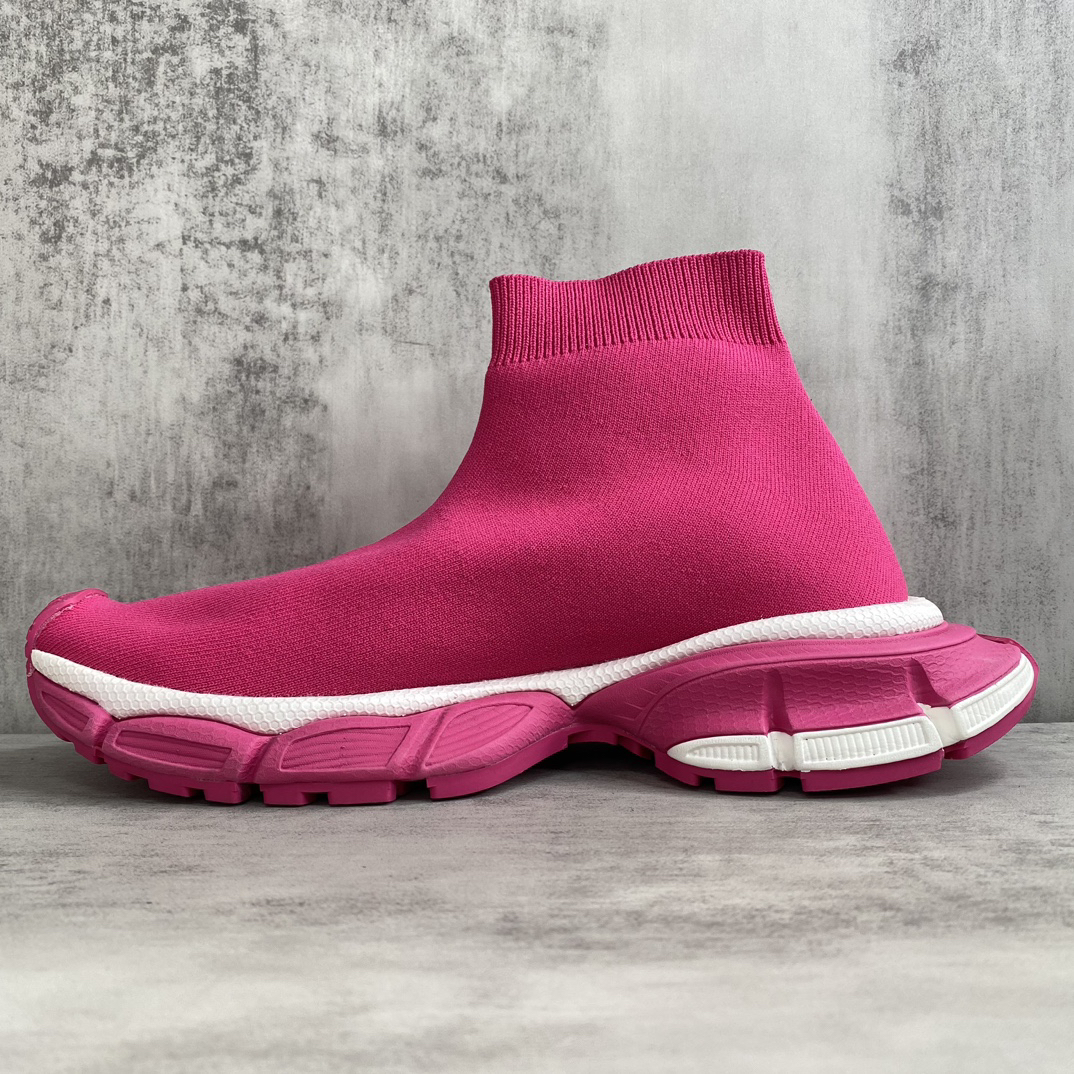 Balenciaga Speed Sock Sneakers Pink