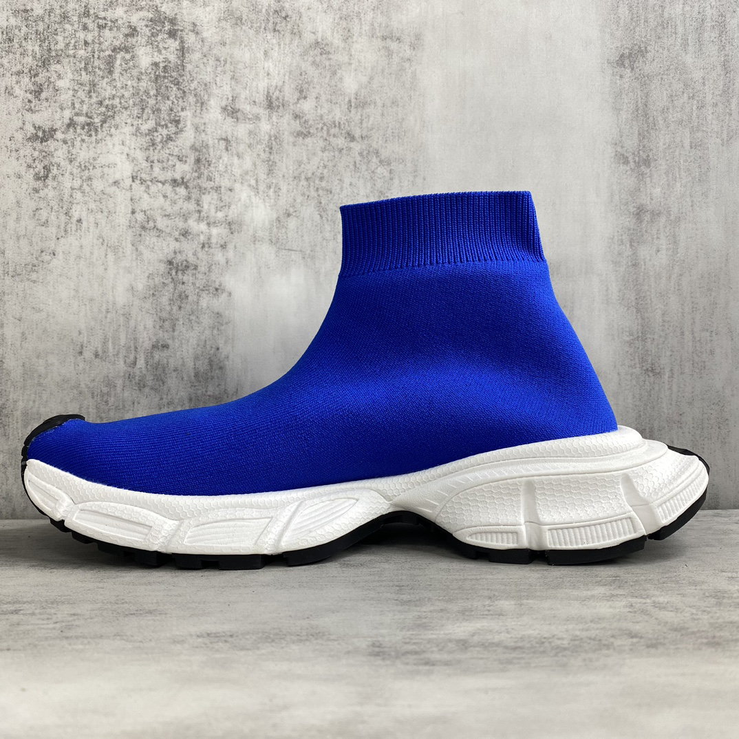 Balenciaga Speed Sock Sneakers Blue