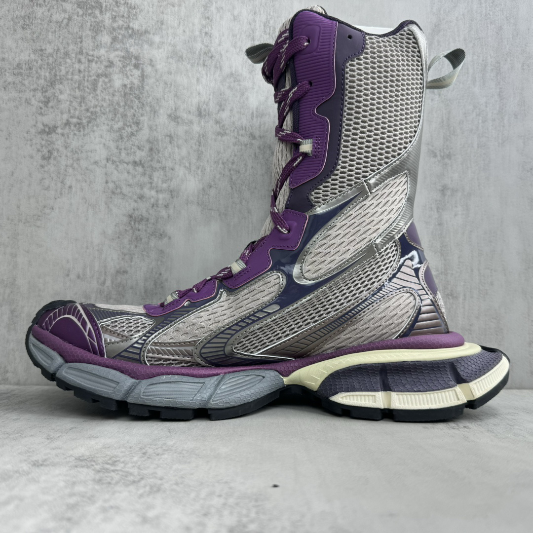 Balenciaga 5XL High-Top Sneakers Purple