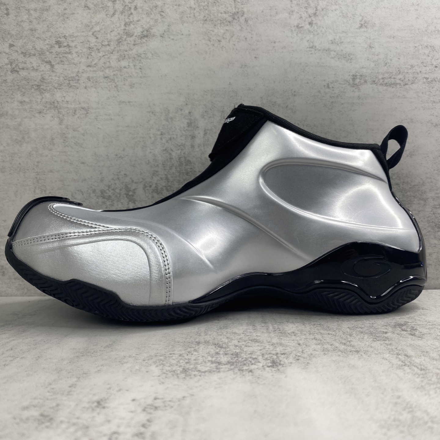 Balenciaga Zip Basketball Shoes Silver