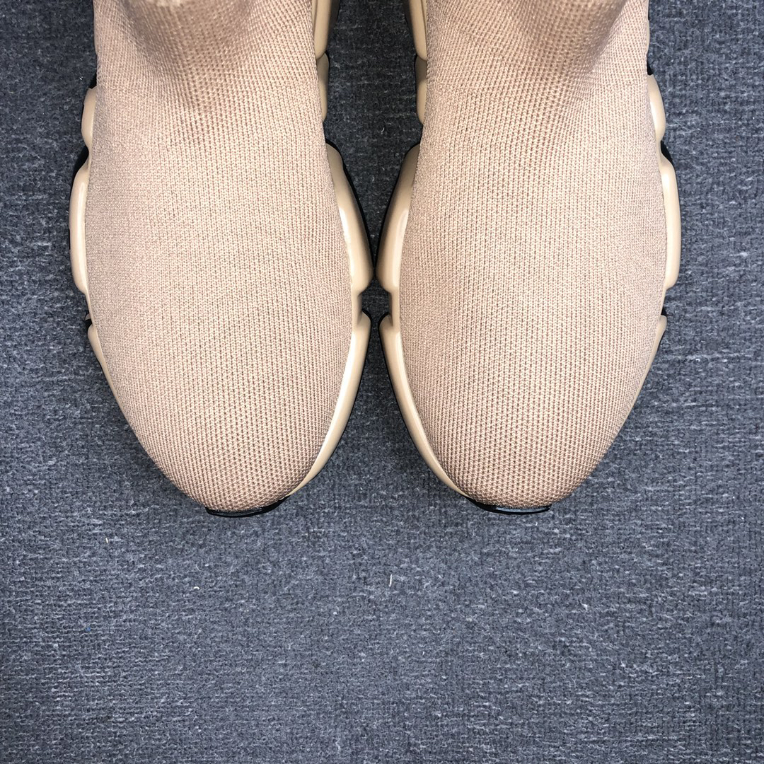 Balenciaga Speed Sock Sneakers Beige