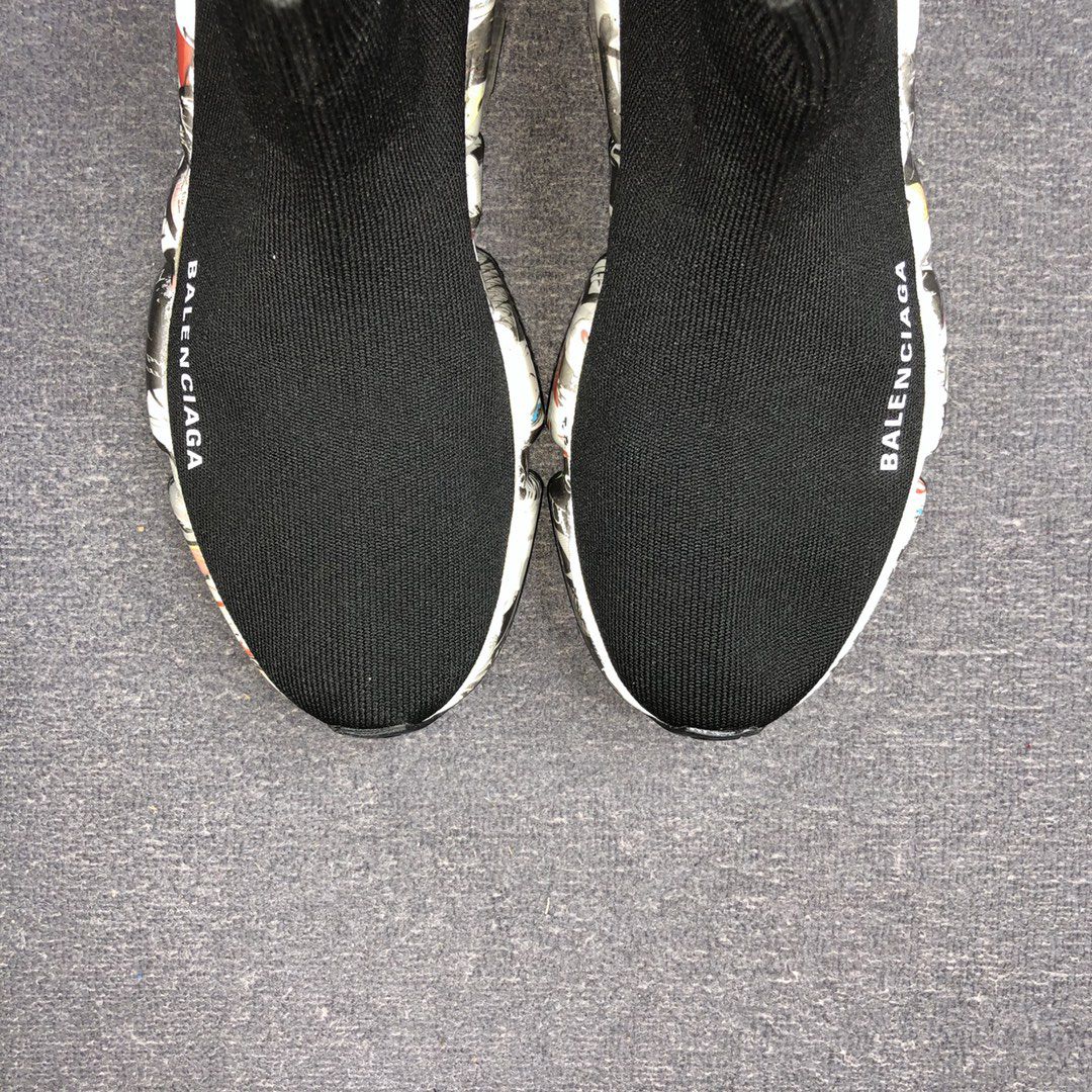 Balenciaga Speed Sock Sneakers Black