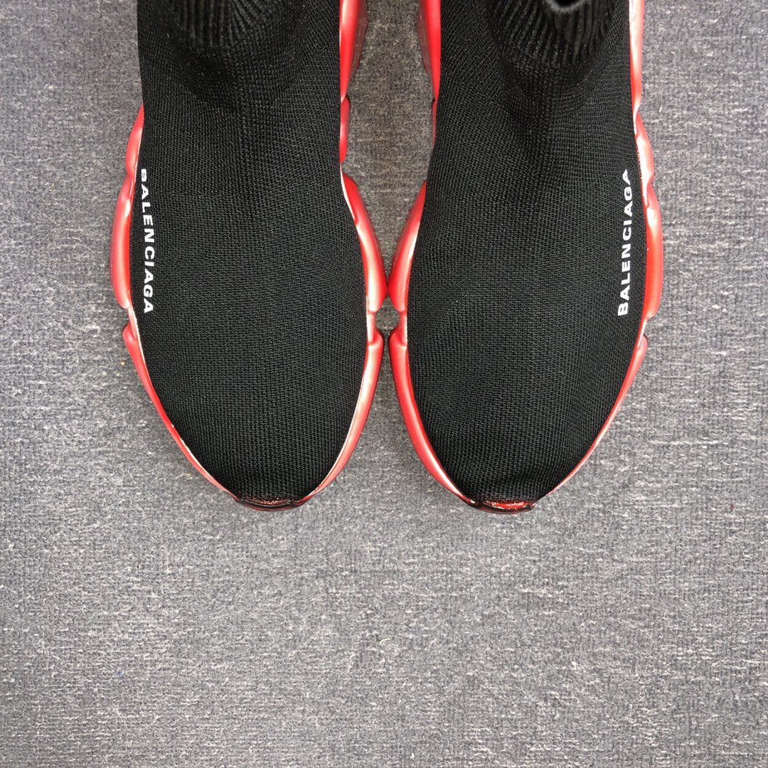 Balenciaga Speed Sock Sneakers Black/Red