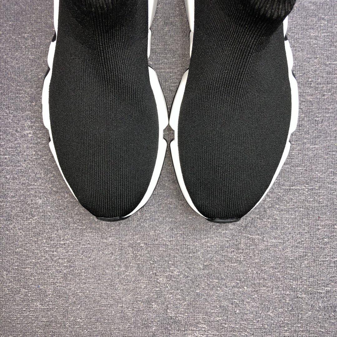 Balenciaga Speed Sock Sneakers Black/White