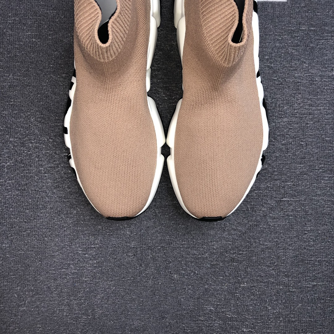 Balenciaga Speed Sock Sneakers Tan