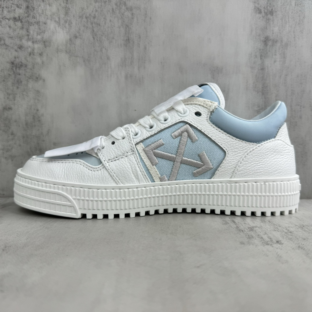 Off-White Low Vulcanized Canvas Shoes White/Blue