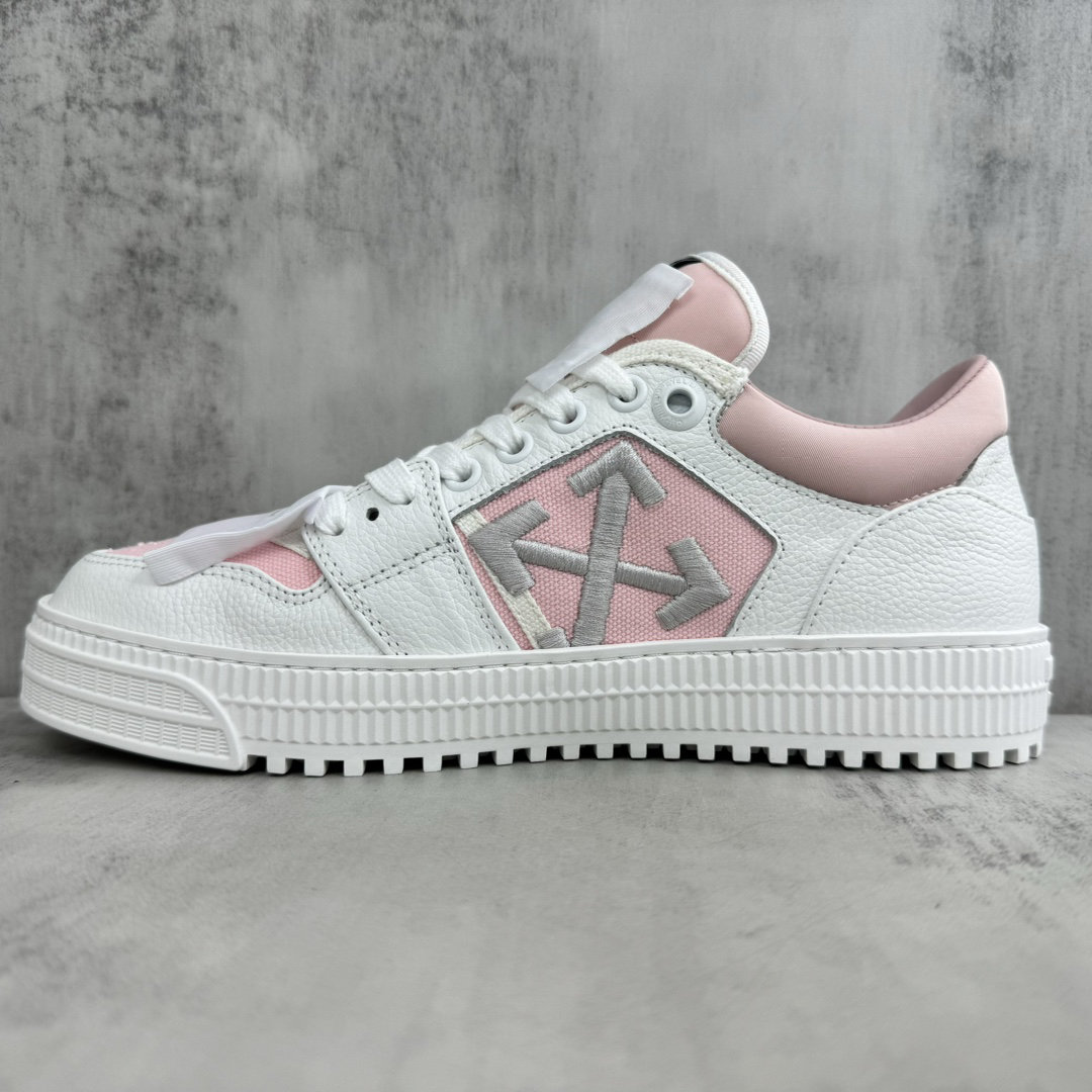 Off-White Low Vulcanized Sneakers White/Pink