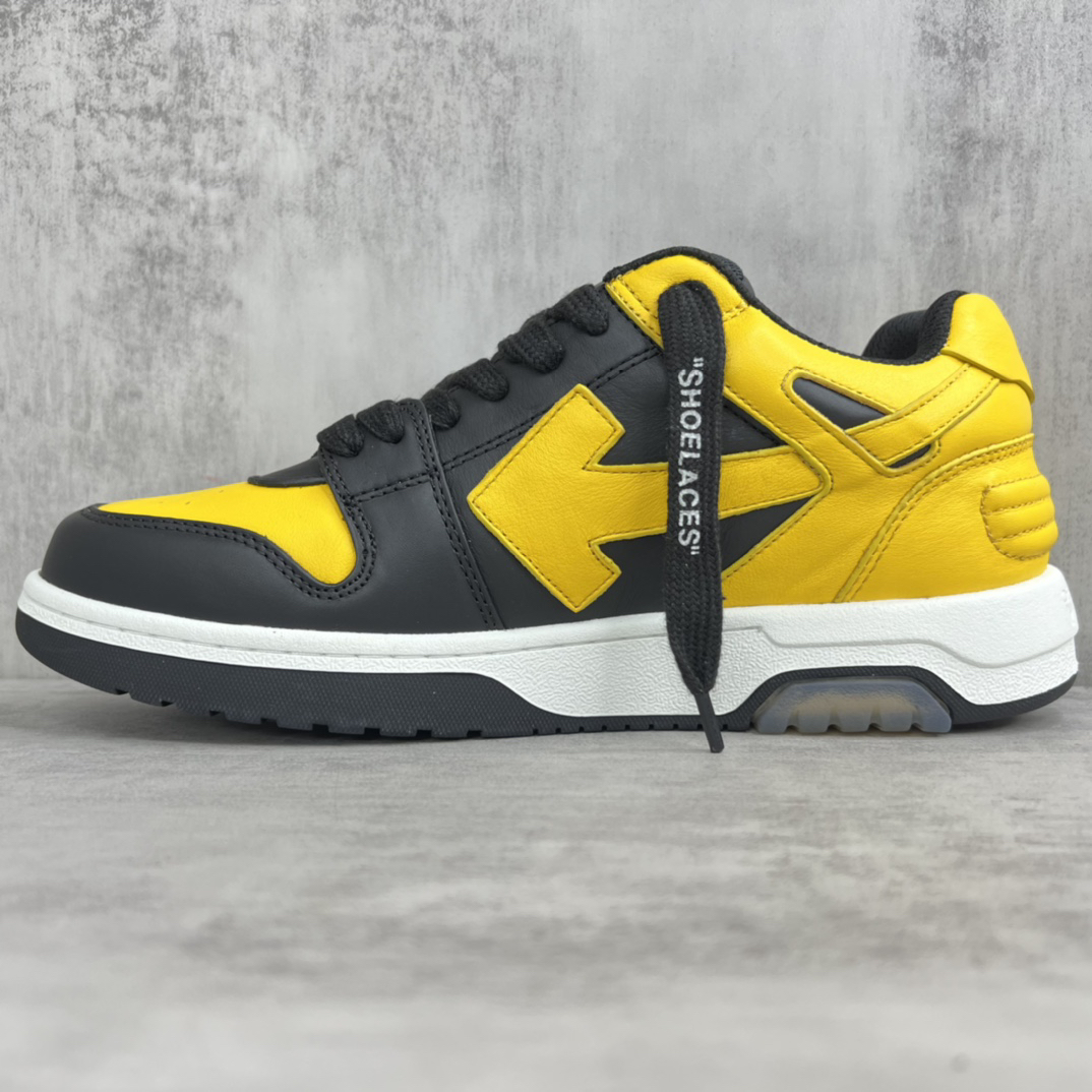Off-White Low-Top Sneakers Black/Yellow