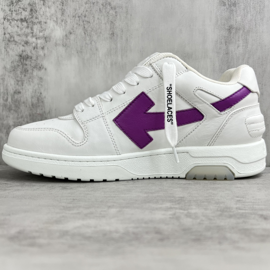 Off-White Low-Top Arrow Sneaker White/Purple