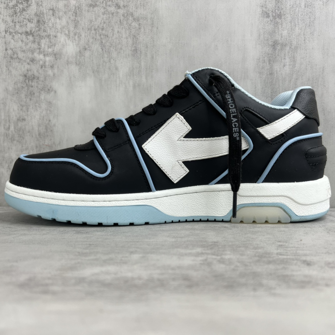 Off-White Low-Top Sneakers Black/Blue
