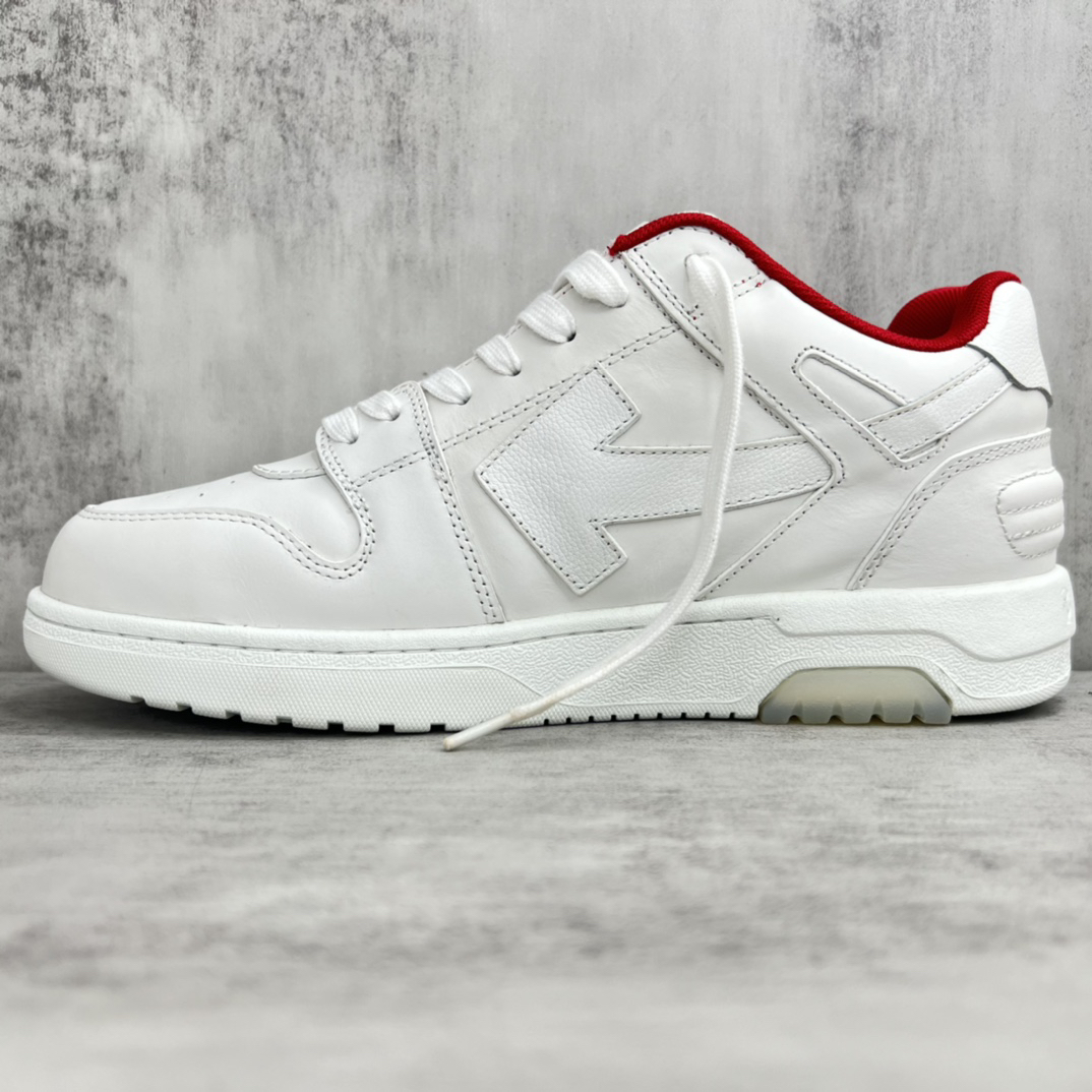 Off-White Low-Top Sneakers White/Red