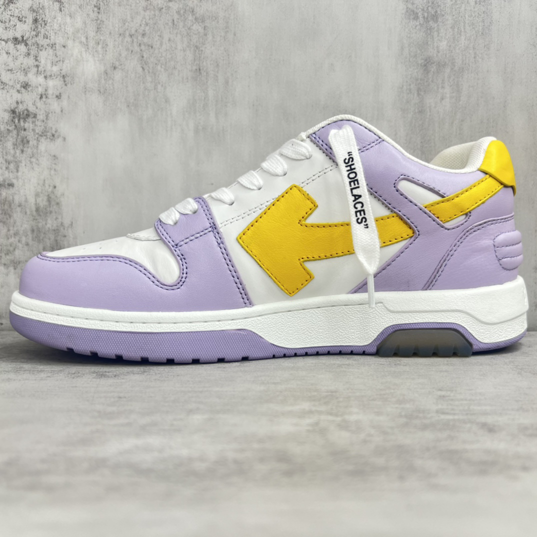 Off-White Low-Top Sneakers Purple/White/Yellow