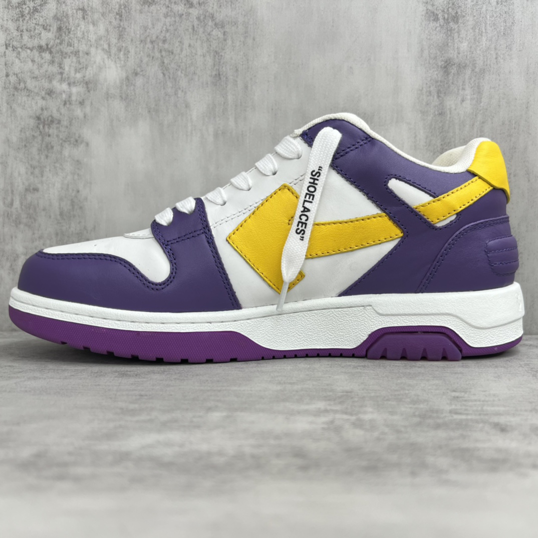 Off-White Low-Top Sneakers Purple/White/Yellow