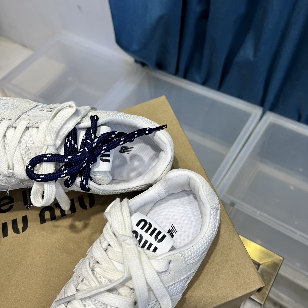 Miu Miu x New Balance 530 Sneakers White