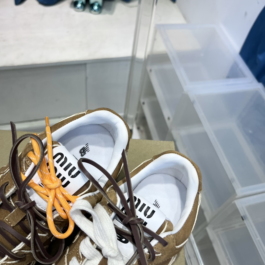 Miu Miu x New Balance 530 Sneakers Brown