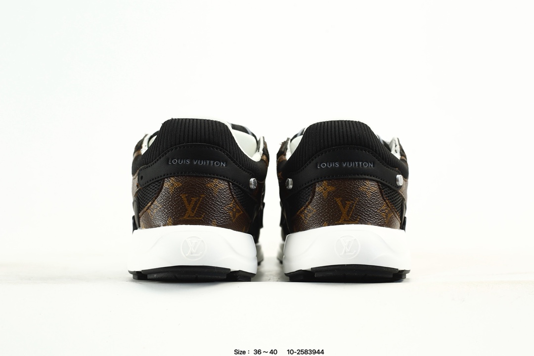 Louis Vuitton Trainer Low Sneakers Black/Brown