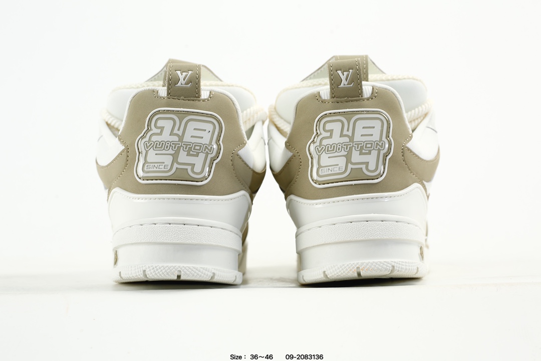 Louis Vuitton Trainer Low Sneakers Khaki
