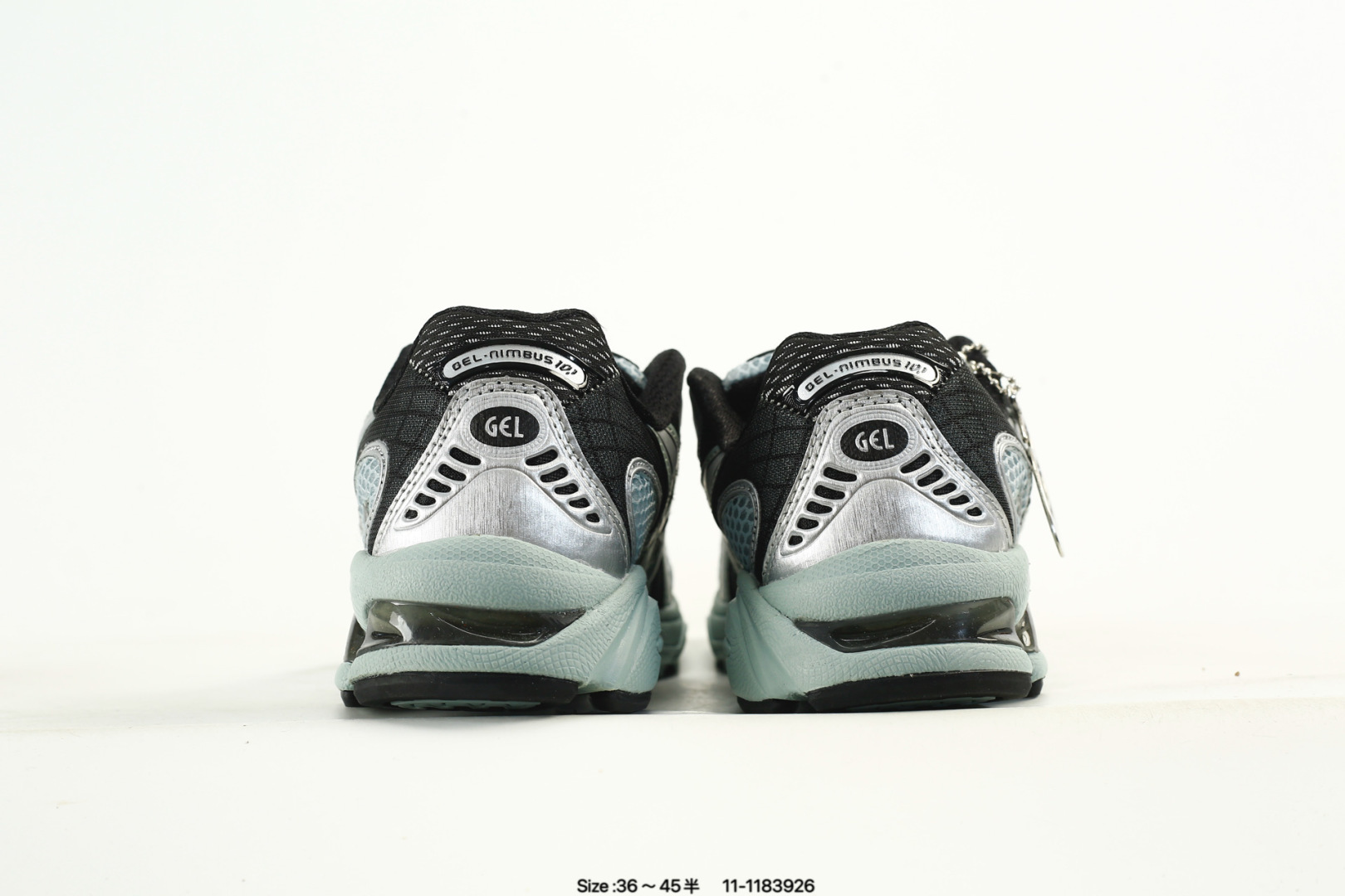 Asics GEL-Nimbus 10.1 Retro Runners Silver/Black