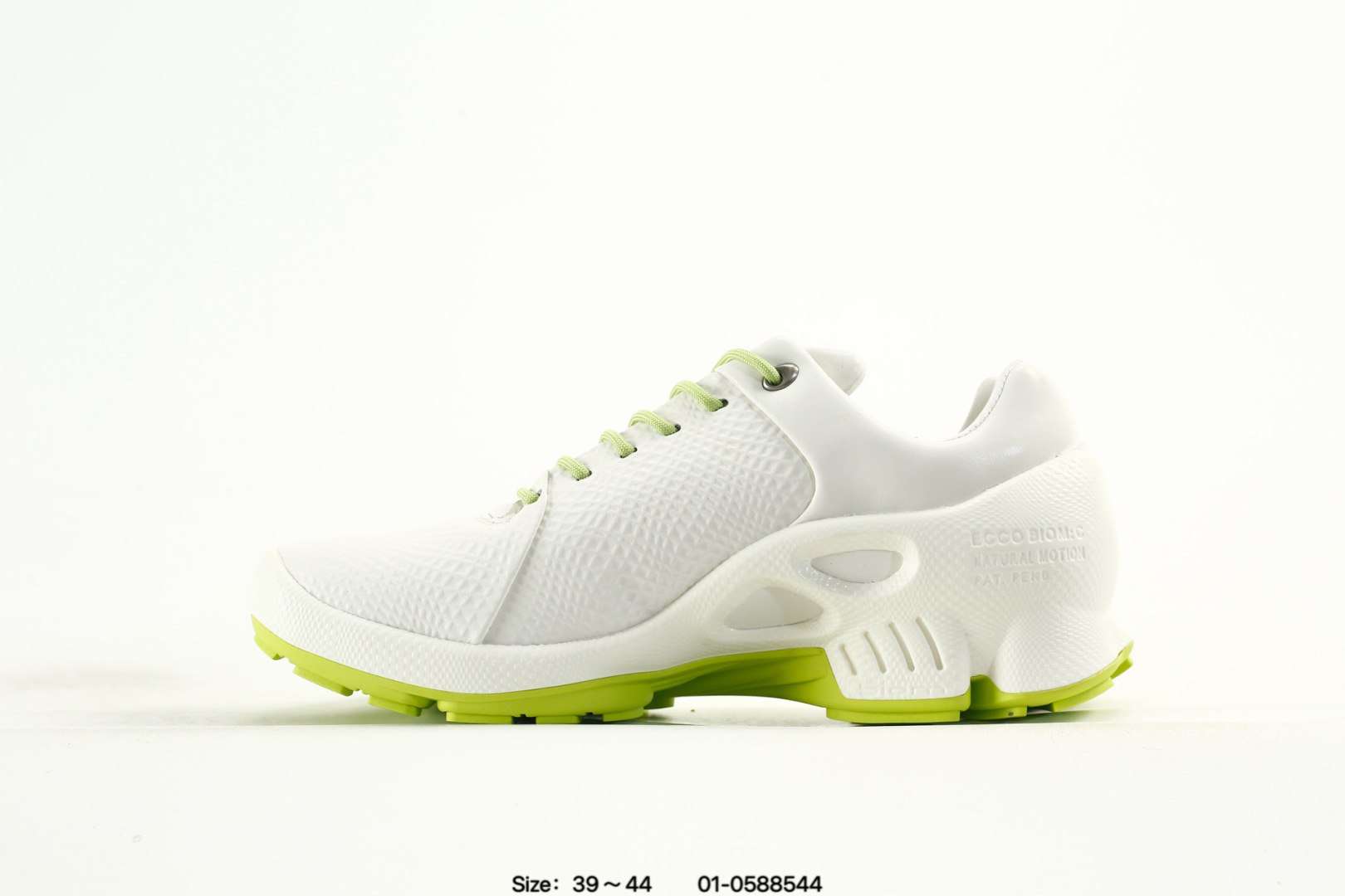ECCO Biom Leather Sneakers White/Green