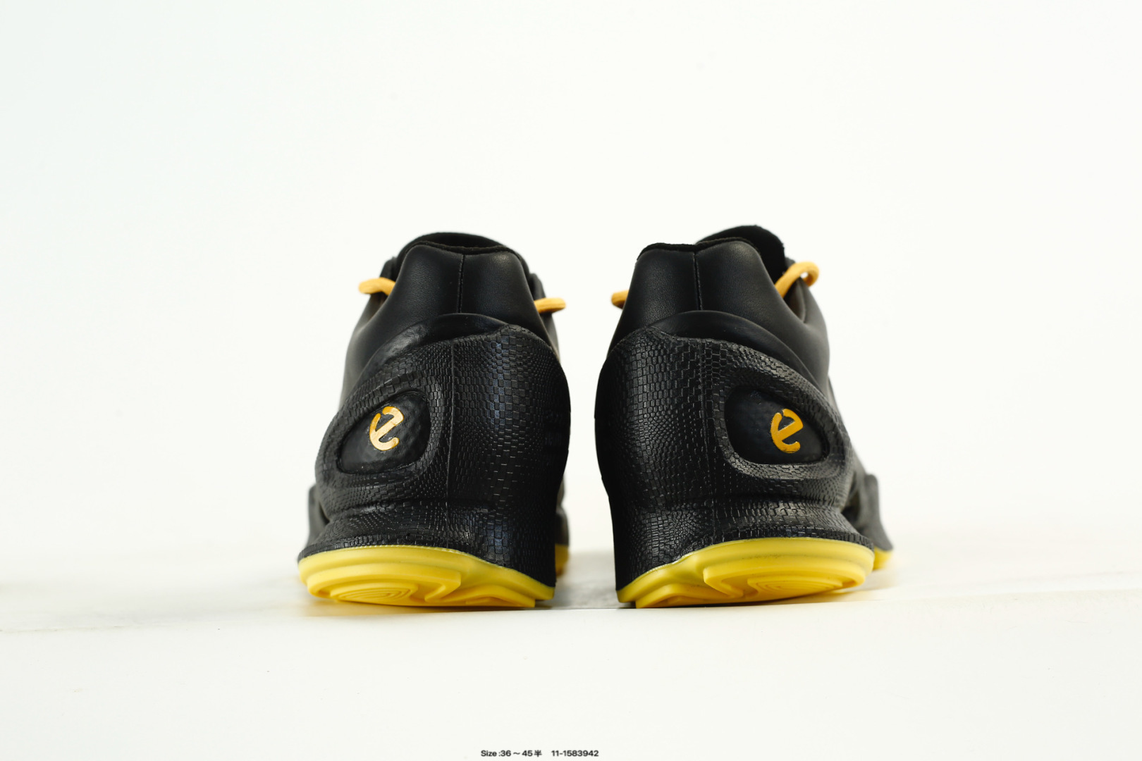 ECCO Biom Breathable Sneakers Black/Yellow