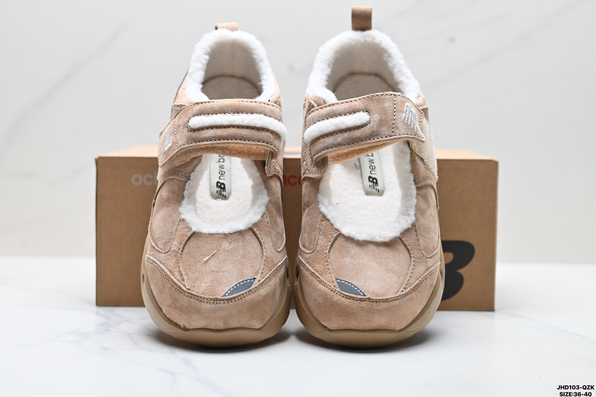 New Balance Platform Mary Jane Taupe