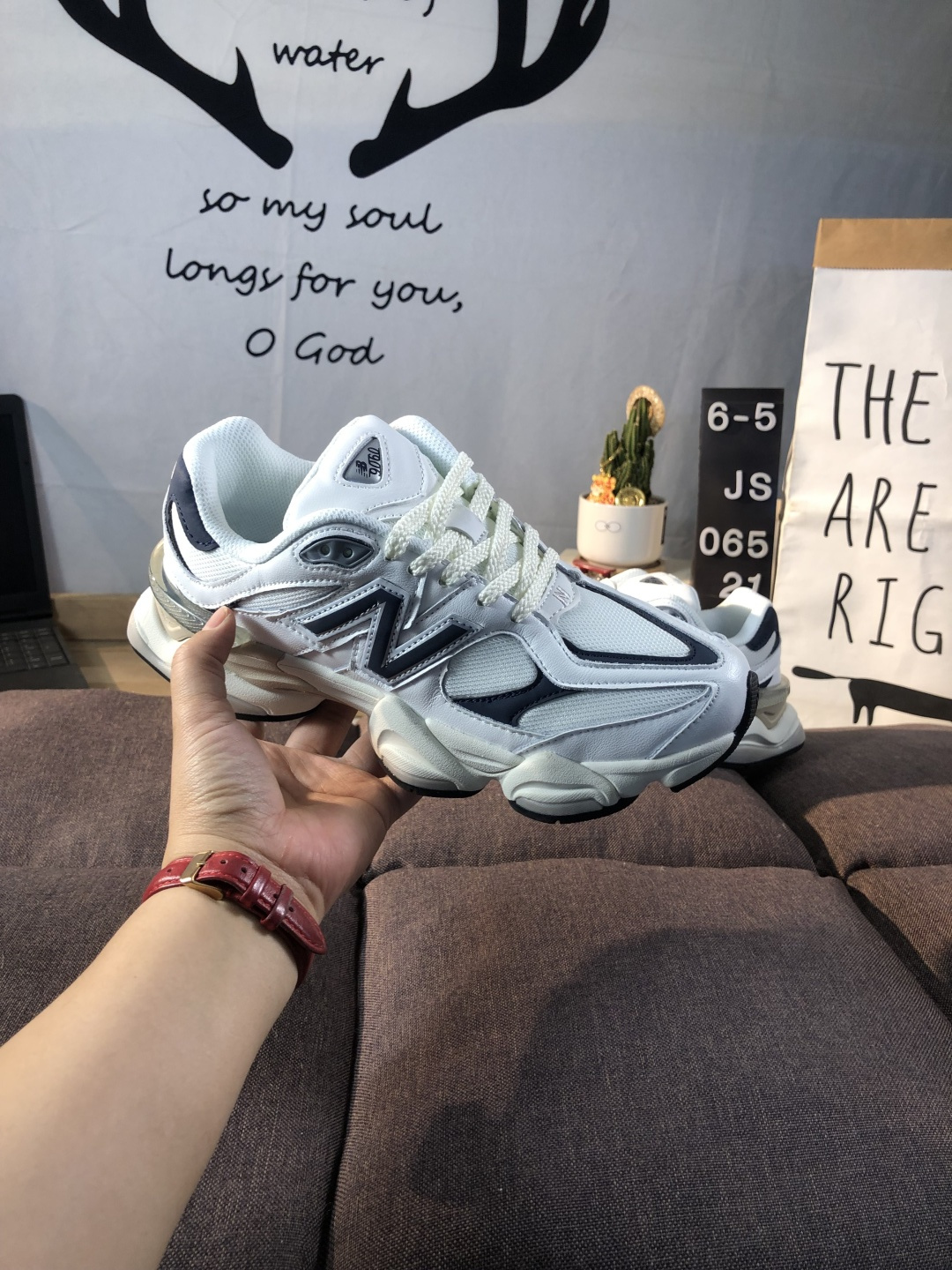 New Balance 9060 Chunky Runner White/Navy