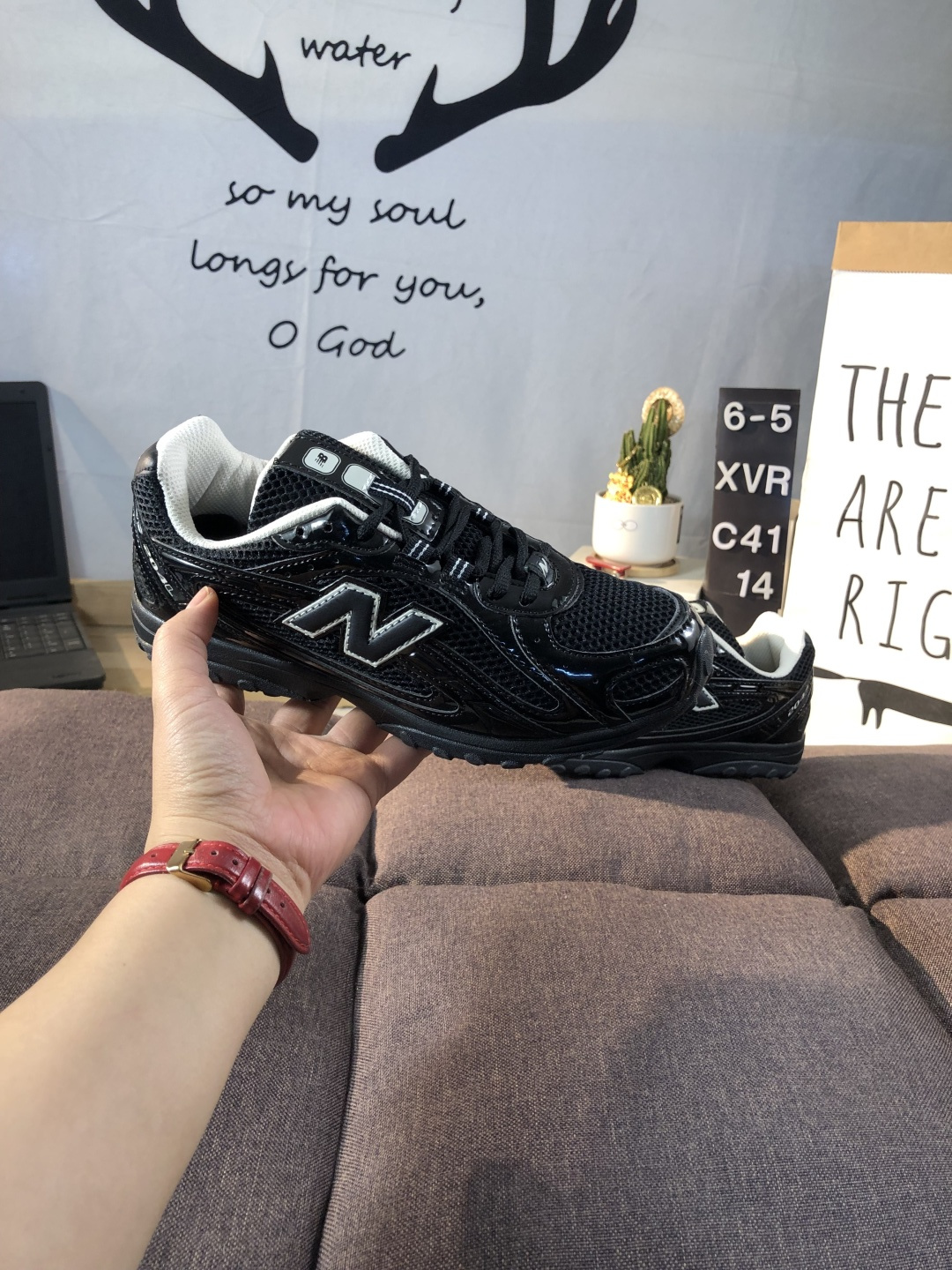 New Balance 204 Retro Dad Sneakers Black
