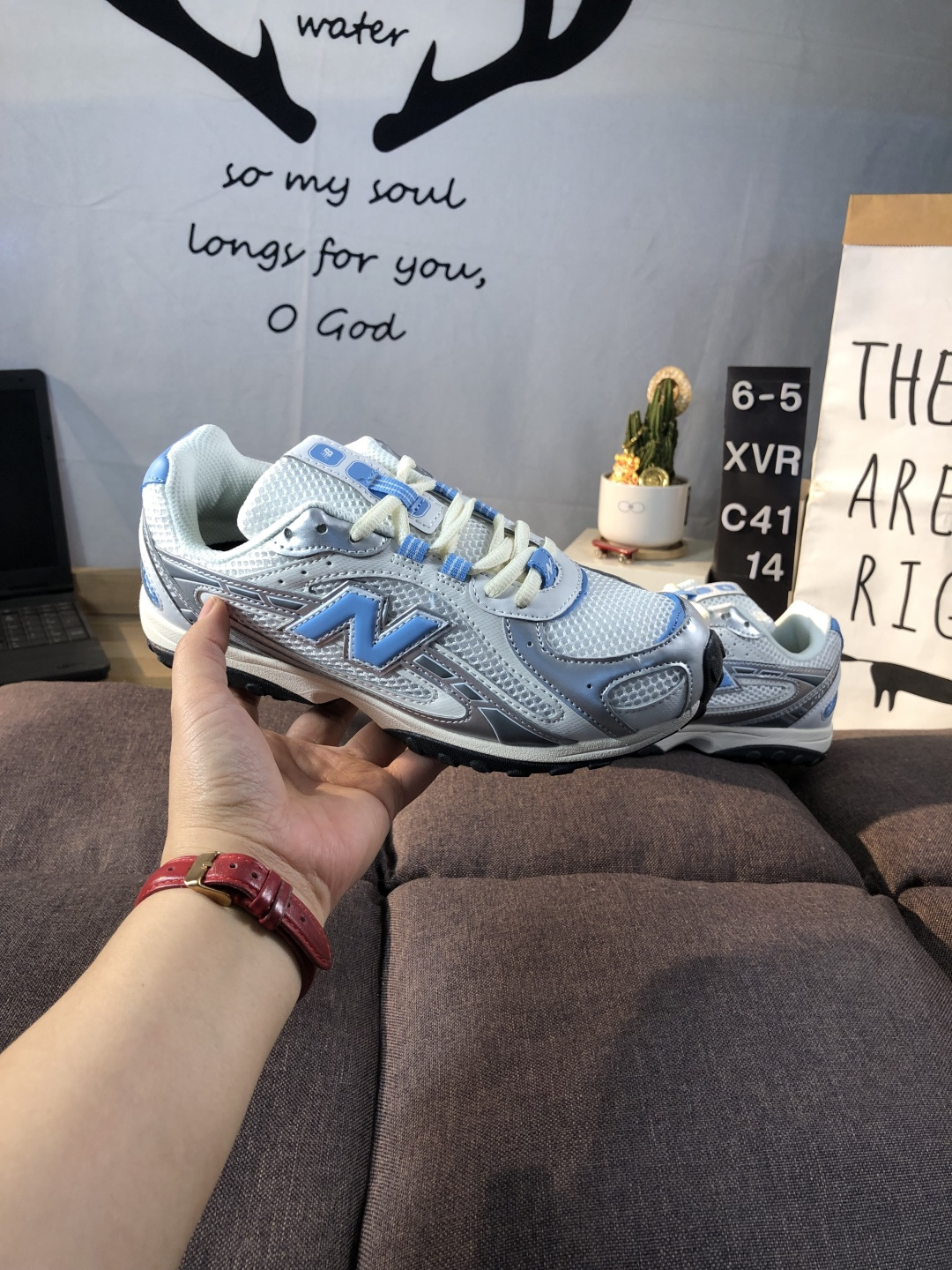 New Balance 204 Dad Runners Blue