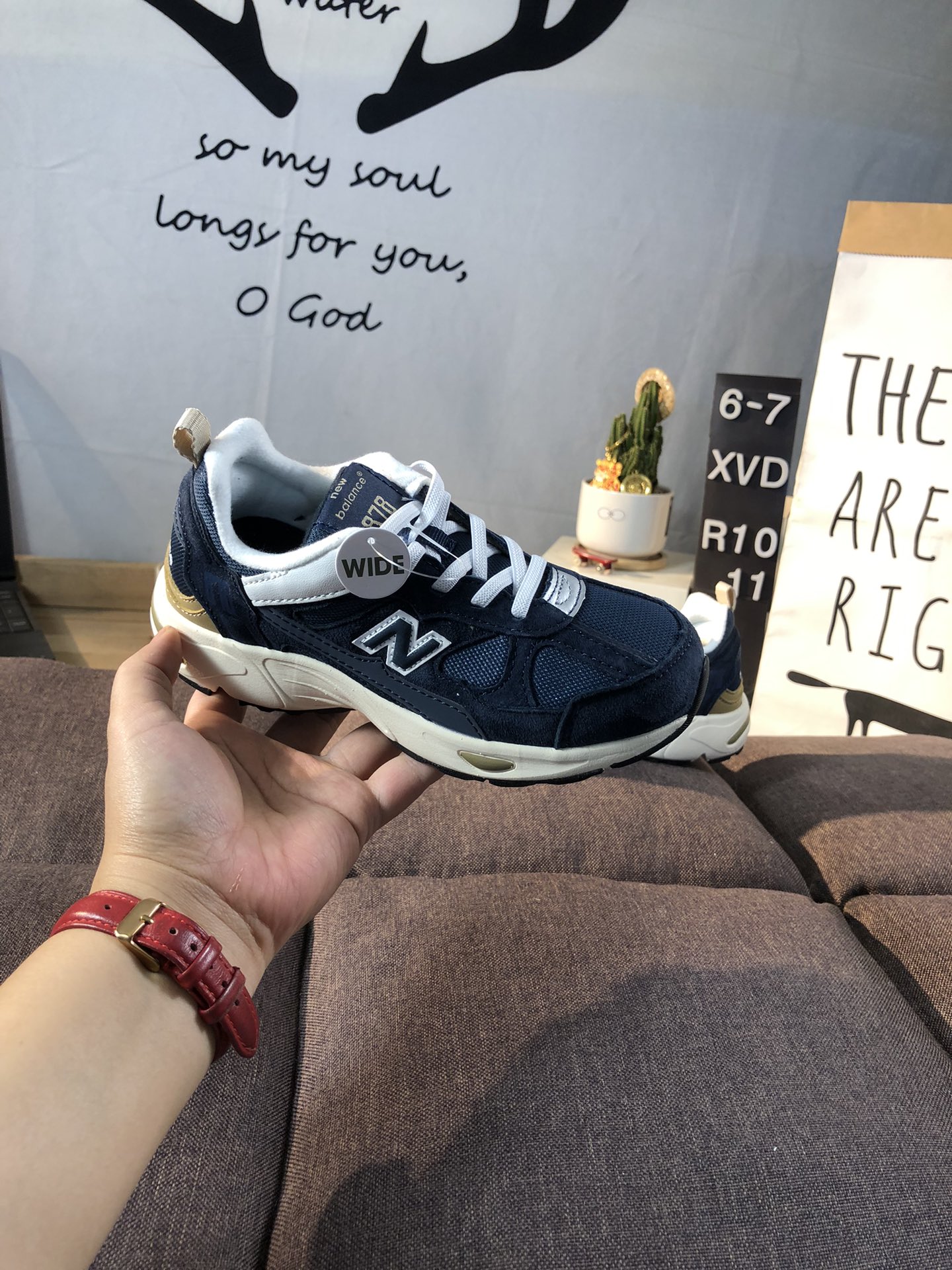New Balance 878 Kids Sneakers Navy