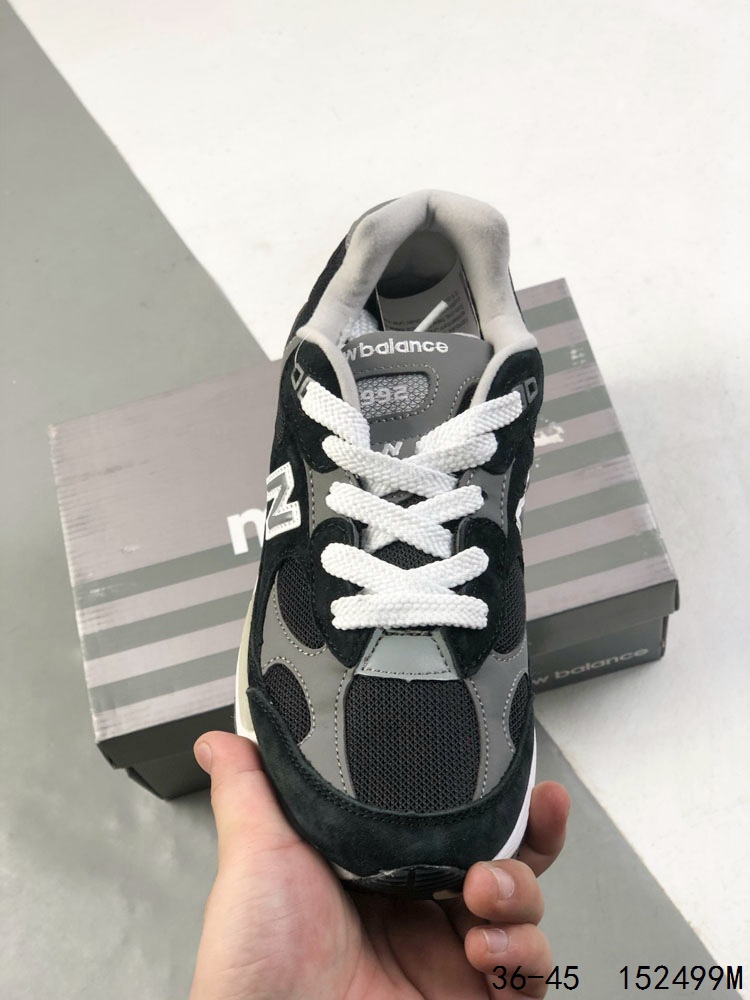 New Balance 992 Made in USA Sneakers Black/Gray