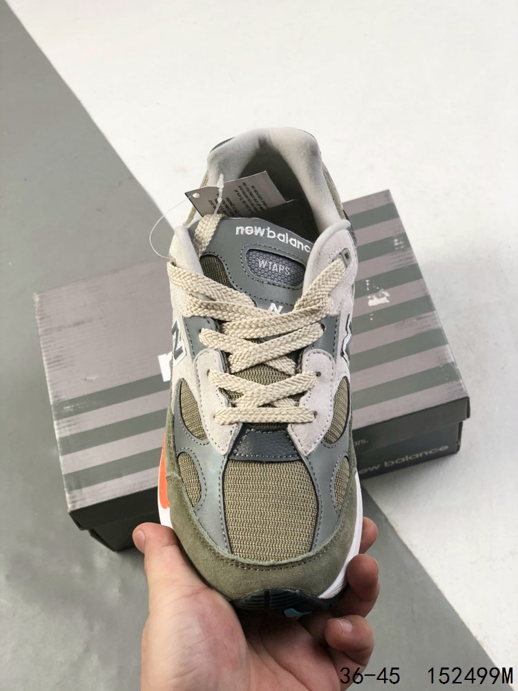 New Balance 992 Made in USA Sneakers Olive Grey
