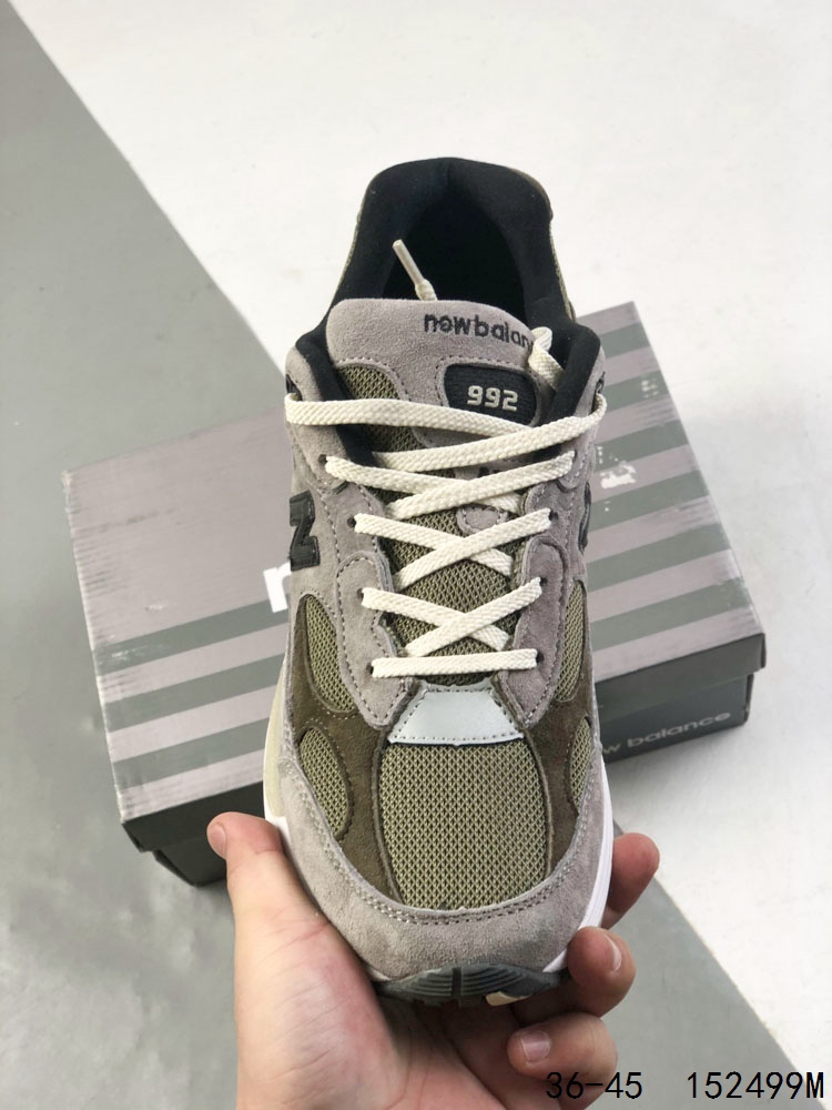 New Balance 992 Made in USA Sneakers Grey/Olive