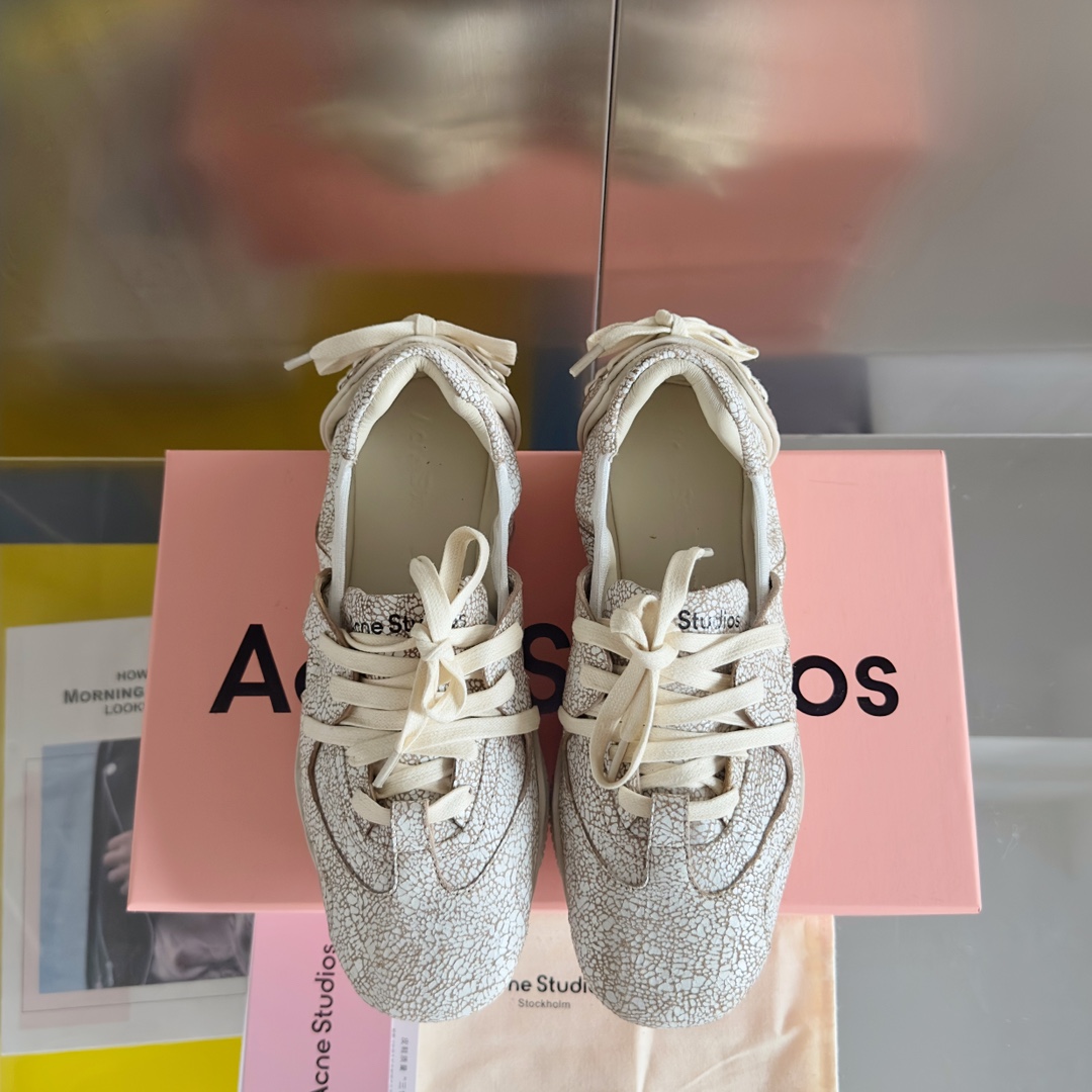 Acne Studios Denim Ballet Sneakers White