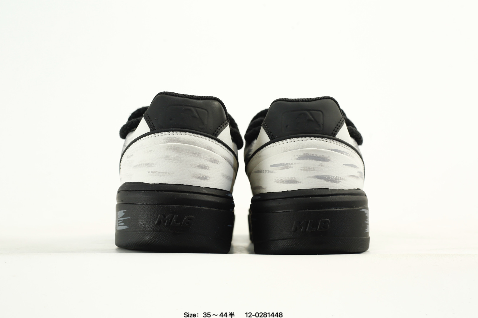 MLB Chunky Liner PU Sneakers Black/White