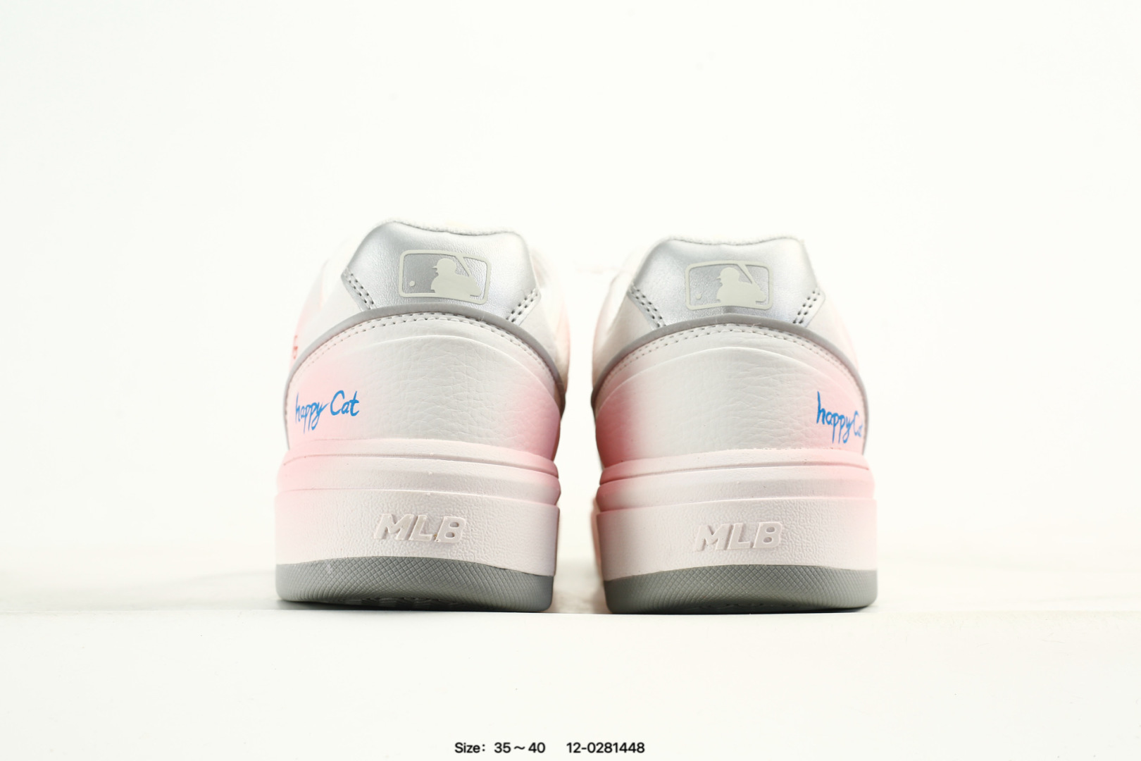 MLB Chunky Liner PU Sneaker White Pink