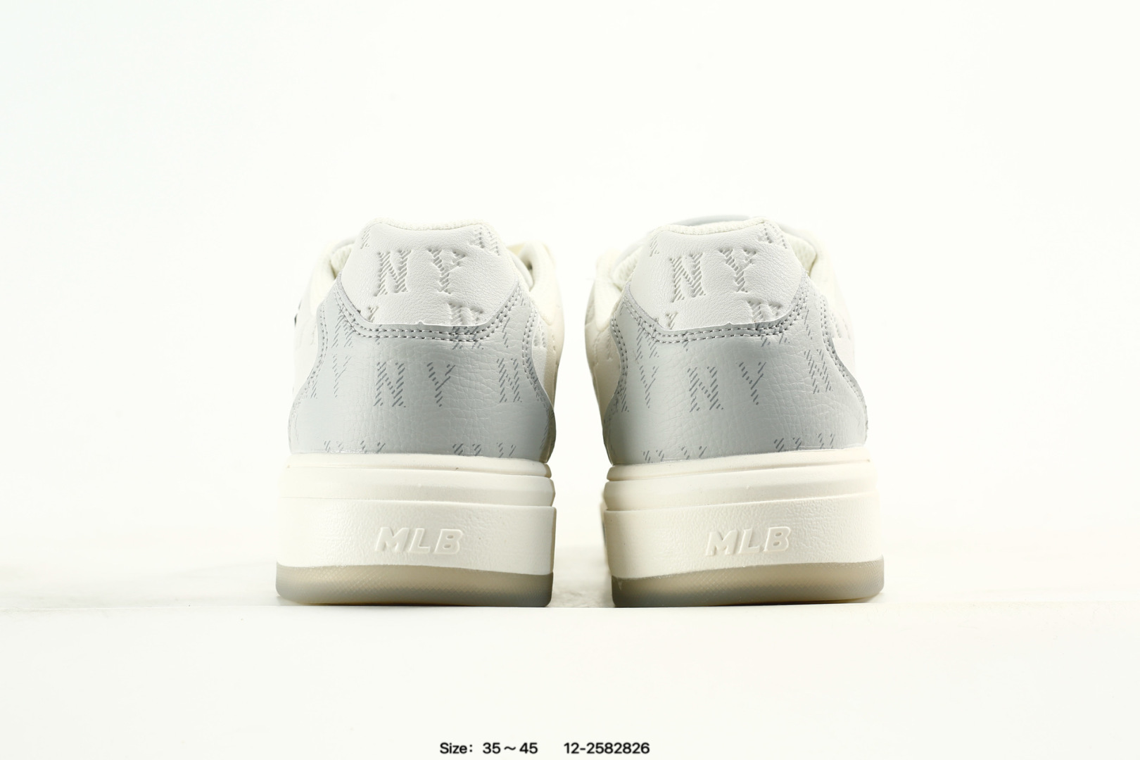 MLB Yankees Chunky L Liner Low Sneakers White/Gray