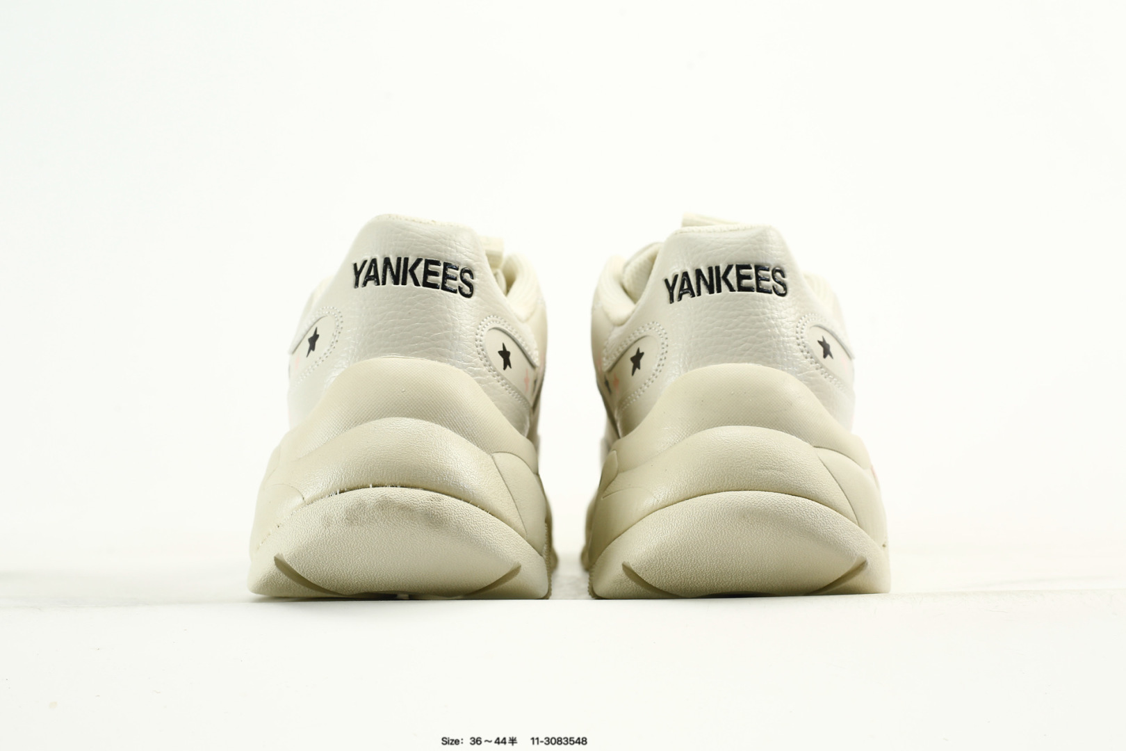 MLB Bigball Chunky Pixel Sneakers Cream Pink